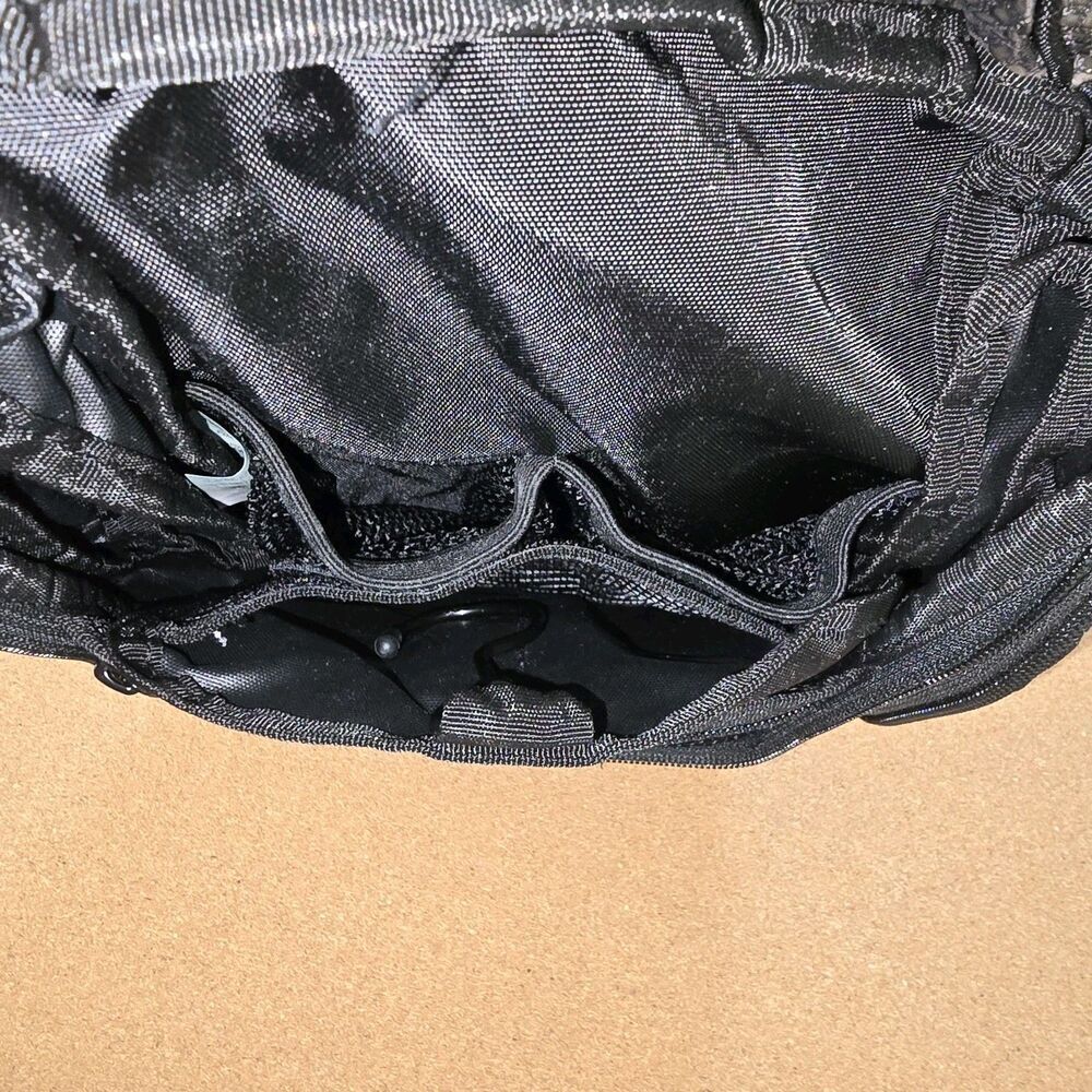 LL Bean Personal Organizer Hanging Travel Toiletry Bag Medium Black (B3) - Picture 8 of 9